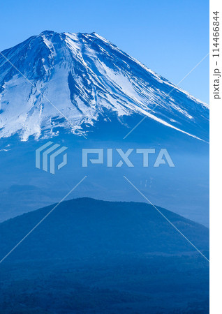 三方分山より望む大室山と富士山の絶景(子抱き富士) 三方分山より望む大室山と富士山の絶景(子抱き富士) 114466844