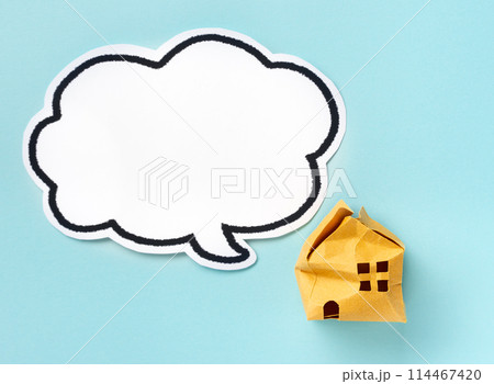 住まいと吹き出し 不動産 住まいと吹き出し 不動産 114467420