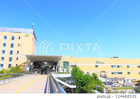 長野県長野市、長野駅東口の風景 長野県長野市、長野駅東口の風景 114468533