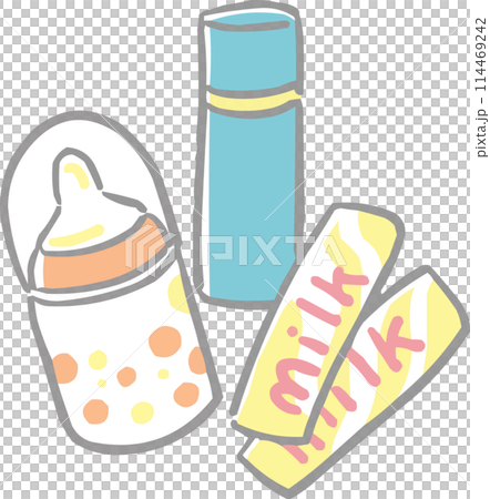 Illustration baby baby milk Illustration baby baby milk 114469242