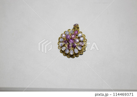 Vintage stylish female gem and jewelry Vintage stylish female gem and jewelry 114469371