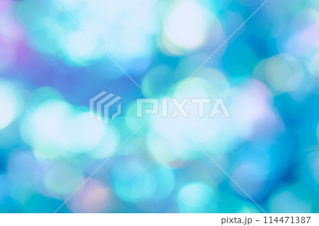ブルー系キラキライメージ　(背景素材) 114471387