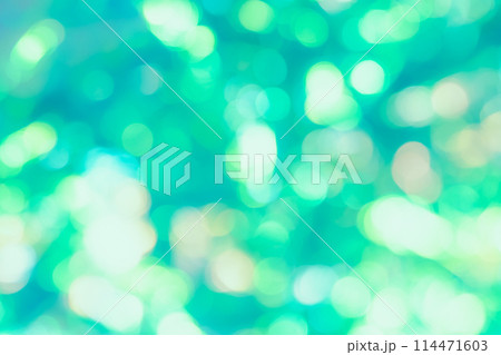 グリーン系キラキライメージ (背景素材) グリーン系キラキライメージ (背景素材) 114471603