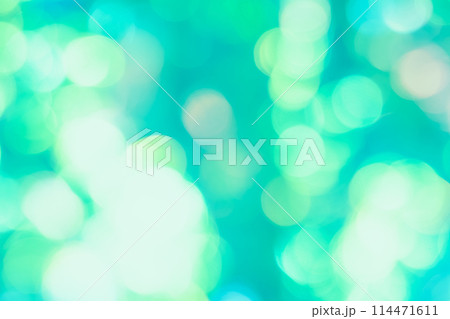 グリーン系キラキライメージ (背景素材) グリーン系キラキライメージ (背景素材) 114471611