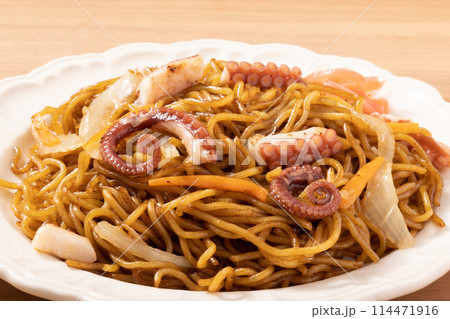 ソース焼きそば（タコ入り） 114471916