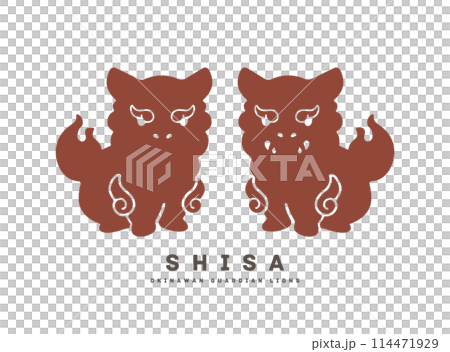 Shisa flat design icon vector illustration Okinawa Shisa flat design icon vector illustration Okinawa 114471929