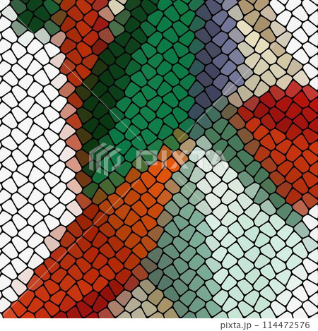 Abstract geometric triangles futuristic technology background. Illustration vector. Color pebbles. eps 10 Abstract geometric triangles futuristic technology background. Illustration vector. Color pebbles. eps 10 114472576