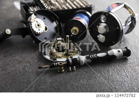 リールのメンテナンス 114472782