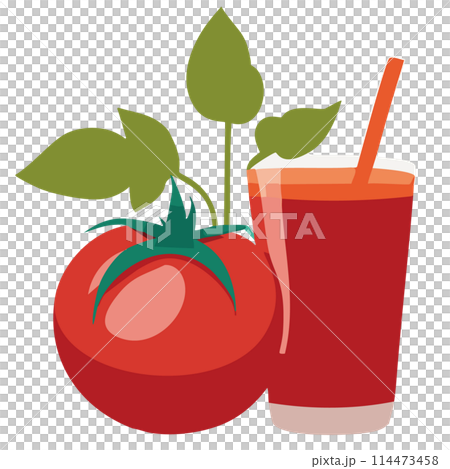 番茄和番茄汁 114473458