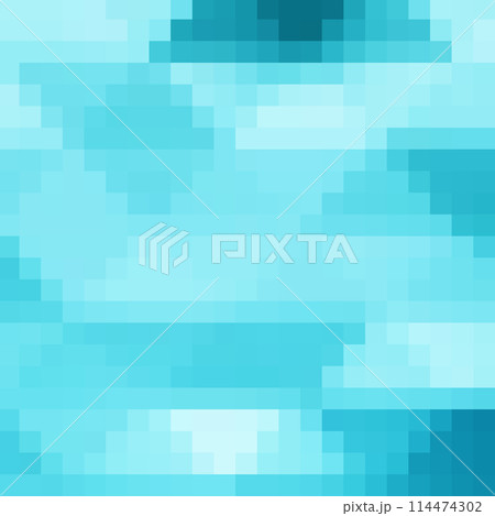 Blooming pixel template. Blue pixel background. Vector illustration for your graphic design.Vector illustration for your graphic design. eps 10 114474302