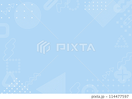 幾何学的な図形の背景 114477597