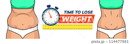 Female belly fat loss plastic surgery. Abdomen fatty girl abs lose before and after cellulite 114477981