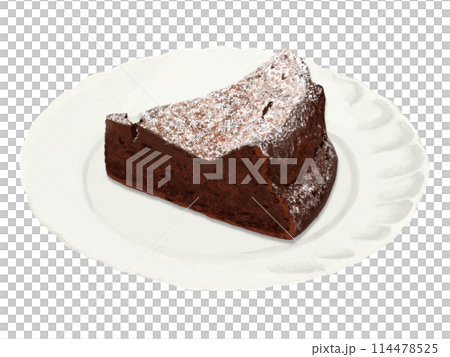 ガトーショコラ(皿付き) ガトーショコラ(皿付き) 114478525