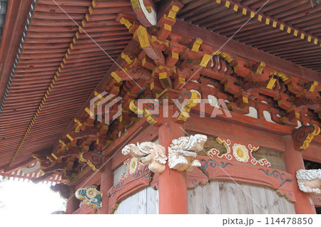 日本三景の京都天橋立の春風景 日本三景の京都天橋立の春風景 114478850
