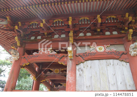 日本三景の京都天橋立の春風景 日本三景の京都天橋立の春風景 114478851