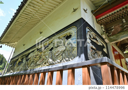 龍穏寺　経蔵　彫刻　 越生町　　　 114478996