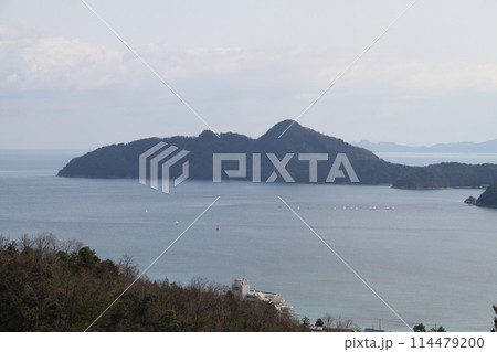 日本三景の京都天橋立の春風景 114479200