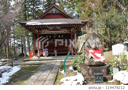 日本三景の京都天橋立の春風景 114479212