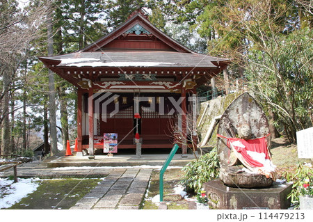 日本三景の京都天橋立の春風景 114479213