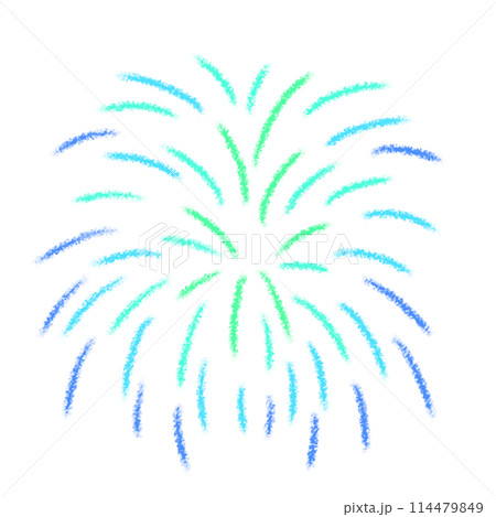 花火のクレヨンイラスト 114479849