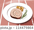 ポルケッタ（ローストポーク）とポテト 114479864