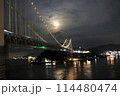 関門海橋の月 114480474