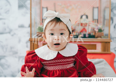 雛人形 ひな祭り 0歳 114480727