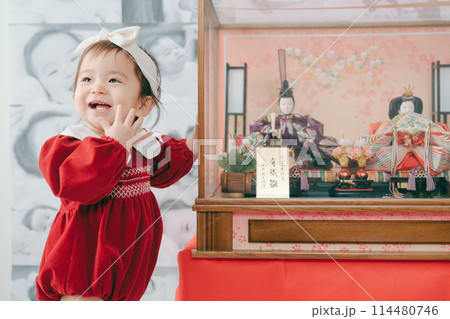 雛人形 ひな祭り 0歳 雛人形 ひな祭り 0歳 114480746