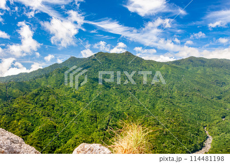太鼓岩から 洋上アルプス屋久島(夏 太鼓岩から 洋上アルプス屋久島(夏 114481198
