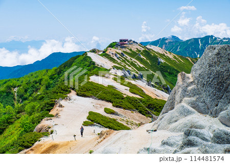 夏の燕岳登山(燕岳山頂~燕山荘) 夏の燕岳登山(燕岳山頂~燕山荘) 114481574