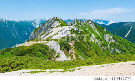 夏の燕岳登山（燕岳～北燕岳） 114481774