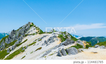 夏の燕岳登山（燕岳～北燕岳） 114481785
