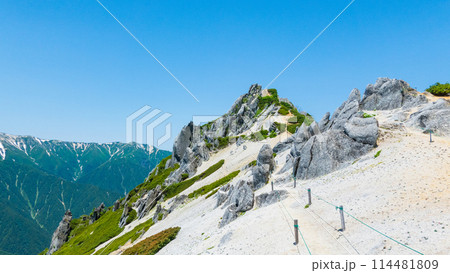 夏の燕岳登山（燕岳～北燕岳） 114481809