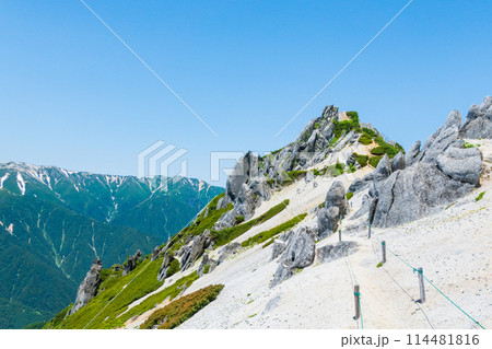 夏の燕岳登山（燕岳～北燕岳） 114481816