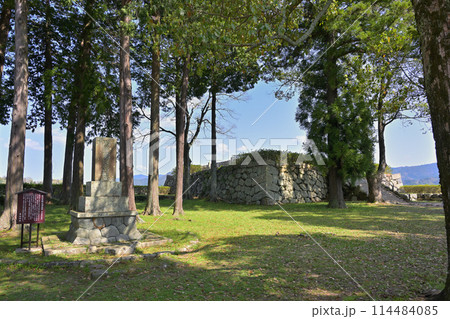 篠山城 本丸から見た天守台（兵庫県丹波篠山市） 114484085