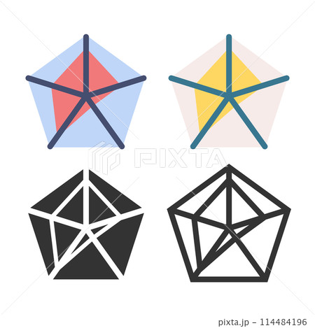 レーダーチャート 114484196