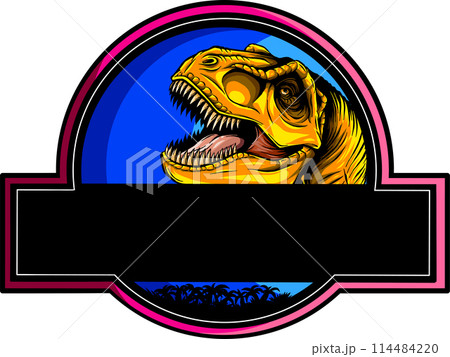 vector illustration of rex logo design on white background vector illustration of rex logo design on white background 114484220