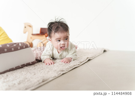 泣く赤ちゃん 114484908