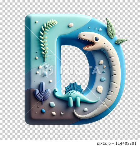 3d letter D 114485281