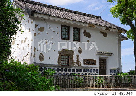 田原坂西南戦争資料館にある『弾痕の家』 114485344