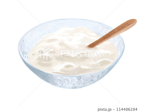 ヨーグルト（木匙付き） 114486284