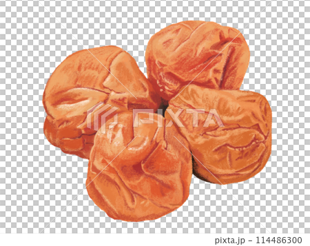 梅干し4個（皿なし） 114486300