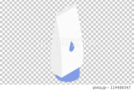 Facial cleansing foam, isometric illustration 114486347