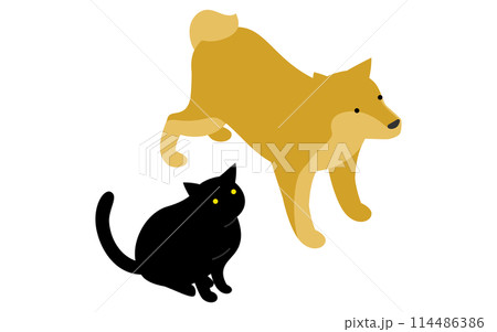 賃貸:ペット可の物件(犬猫)、アイソメトリックイラスト 賃貸:ペット可の物件(犬猫)、アイソメトリックイラスト 114486386