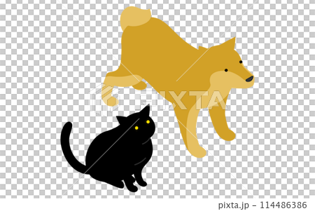 賃貸:ペット可の物件(犬猫)、アイソメトリックイラスト 賃貸:ペット可の物件(犬猫)、アイソメトリックイラスト 114486386