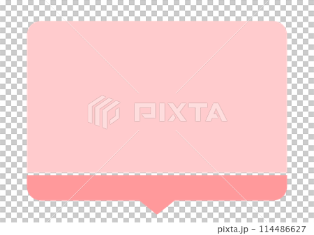 簡單的語音泡沫紅色雙色 簡單的語音泡沫紅色雙色 114486627