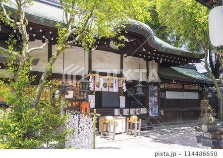 京都　白峯神宮　本殿 114486650