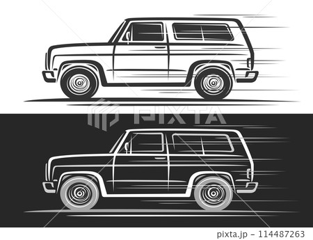 Vector logo for Off Road Car Vector logo for Off Road Car 114487263