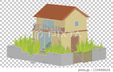 破爛破爛的空房子插畫 114488028