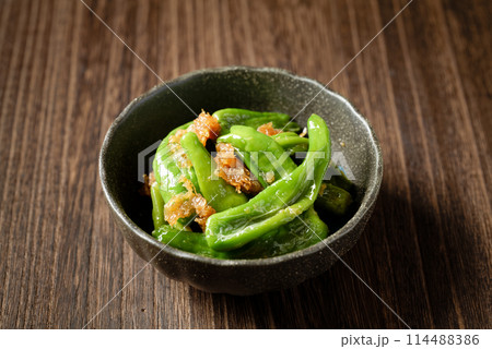 ししとうのおかか味噌炒め 114488386